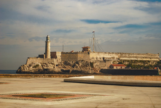 Morro Castle at sunset of the day. Havana. Cuba