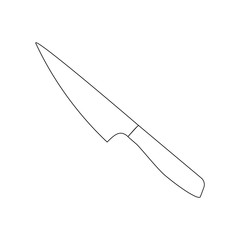 Chef knife illustration