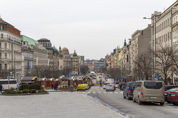 Prague at winter time