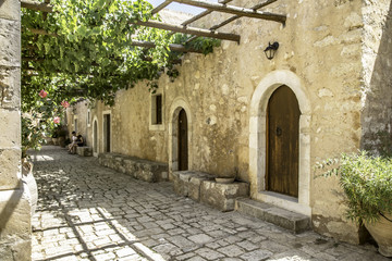Naklejka premium The Arkadi monastery in Crete
