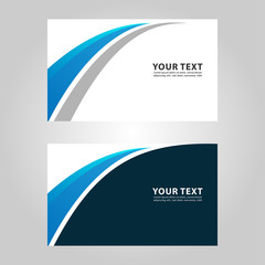 Naklejka premium modern business card background design