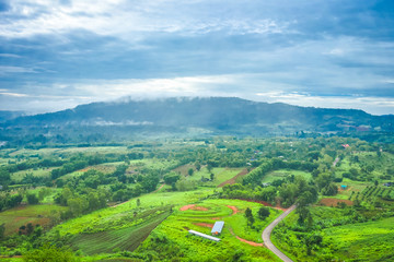 Obraz premium Mountain in Rural Area of Thailand