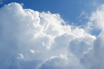 Obraz na płótnie Canvas beautiful blue sky with clouds background.Sky clouds.Sky with clouds weather nature cloud blue