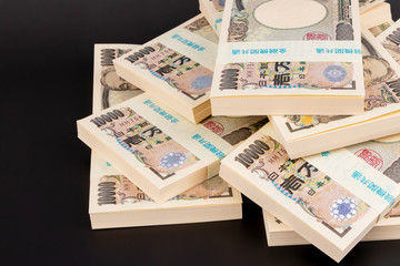札束　1万円札　財産イメージ