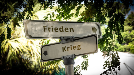 Schild 336 - Frieden