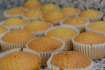 frisch gebackene Muffins