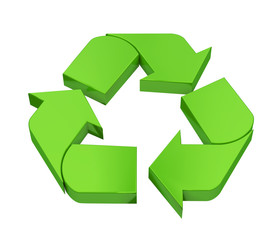 Obraz premium Recycle Sign Isolated