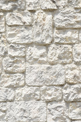 白色の石壁