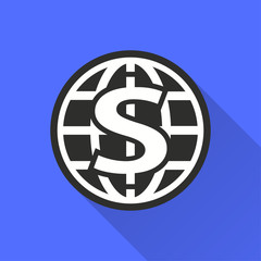 Vector investments money icon.