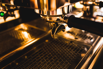 espresso from machine