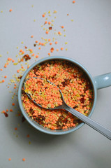 Lentil and Bulgur Mix with Dried Herbs and Spices