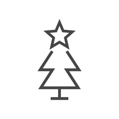 Vector Illustration of Christmas Tree Icon
