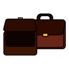 portfolio briefcase isolated icon