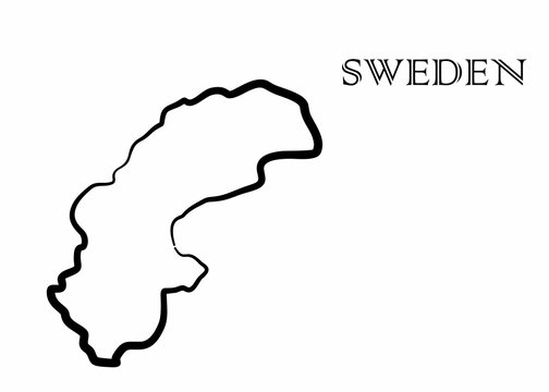 the Sweden map