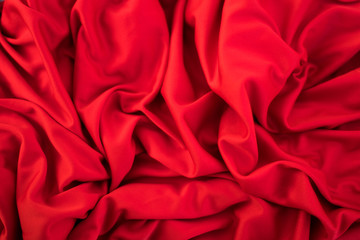 Obraz premium Red Silky Texture Background