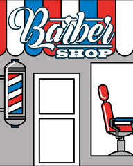 baber shop design