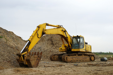 Obraz premium excavator
