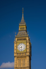 Fototapeta na wymiar UK, England, London, Houses of Parliament, Big Ben