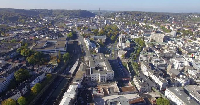 Drohnenaufnahmen Stadtzentrum Gro&szlig;stadt Deutschland