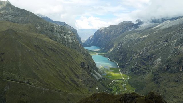 Santa Cruz Trekking Huaraz Mountains Peru with breathtaking views
