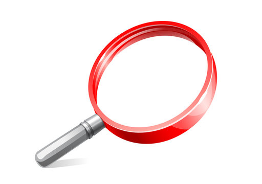 2 BEST "Red Magnifying Glass" IMAGES, STOCK PHOTOS & VECTORS | Adobe Stock
