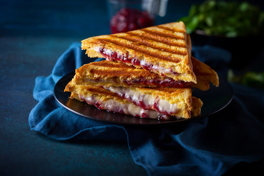 Grilled Cheese and Cranberry  Sandwiches