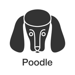 Poodle glyph icon