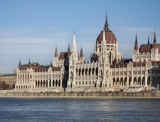 Foto op Plexiglas Hungarian Parliament Building in Budapest. Hungary © Andrey Shevchenko