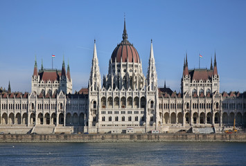 Fototapeta premium Hungarian Parliament Building in Budapest. Hungary