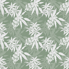 Decorative image of wildflowers. Seamless pattern lupine.