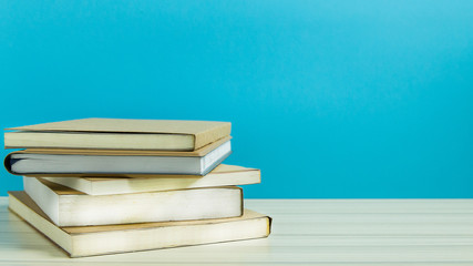 Back to school concept image colorful background.