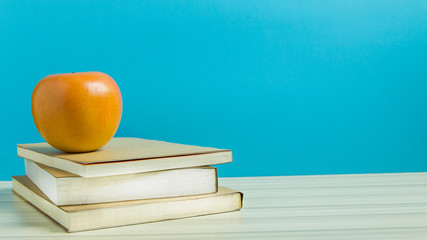 Back to school concept image colorful background.