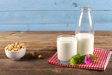 a bottle of milk