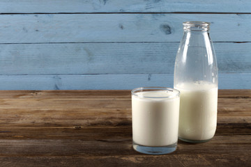 a bottle of milk