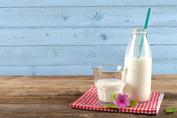 a bottle of milk