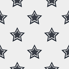 Stars seamless pattern. Vector, eps10