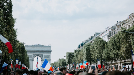 Victoire de la France 2018  - obrazy, fototapety, plakaty