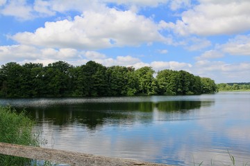 Obraz premium Kirchensee Zarrentin.