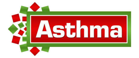 Asthma Green Red Circular Bar 