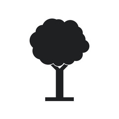 Tree icon on a white background. Vector illustration, eps10