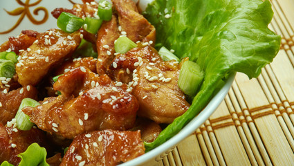 Honey Garlic Baked Pork Bites