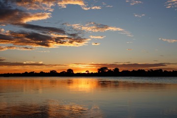 Pôr do sol Pantanal