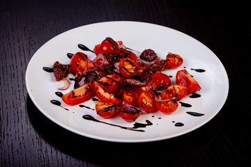 Delicious tomato salad