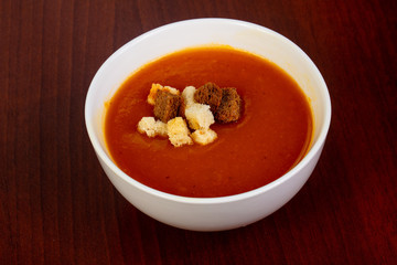 Pumpkin cream soup