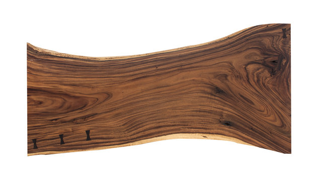 Fototapeta wooden texture on white background