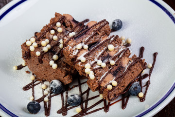 Cake with blueberry