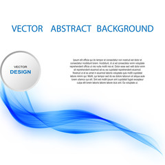 Abstract blue wave background