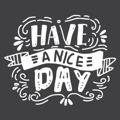 Hand lettering vintage quote for your design 