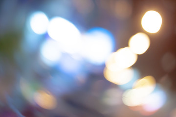 Abstract Background Bokeo Photo move on night.