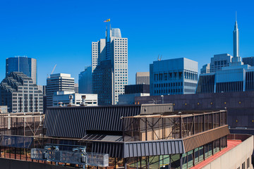 Obraz premium Cityscape of San Francisco and skyline of downtown in sunny day. California, USA